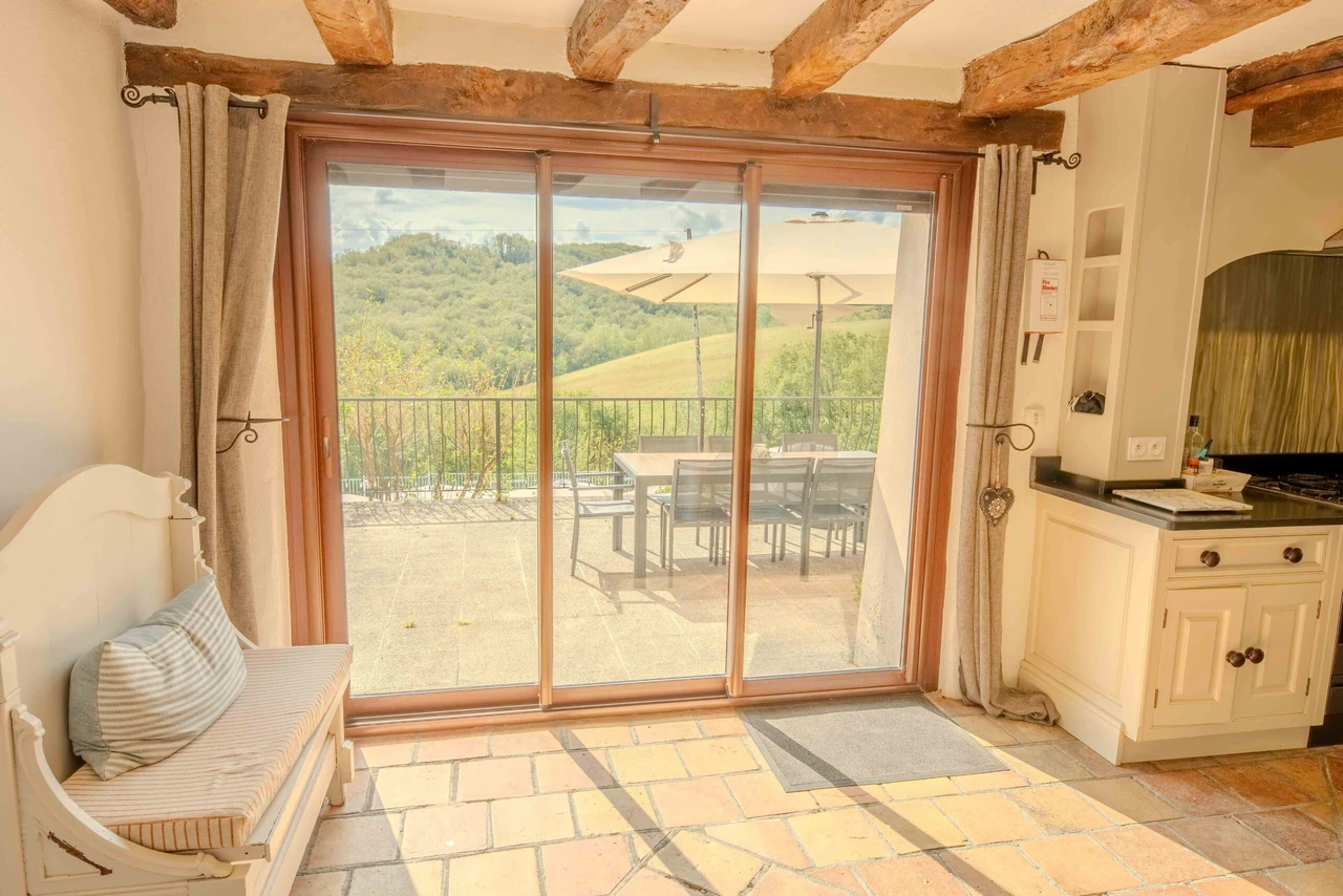 La Ferme – Terrassenbereich